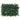 Gard din frunze artificiale, 6 buc., verde, 40x60 cm