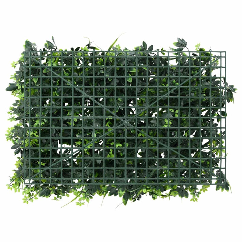 Gard din frunze artificiale, 24 buc., verde, 40x60 cm