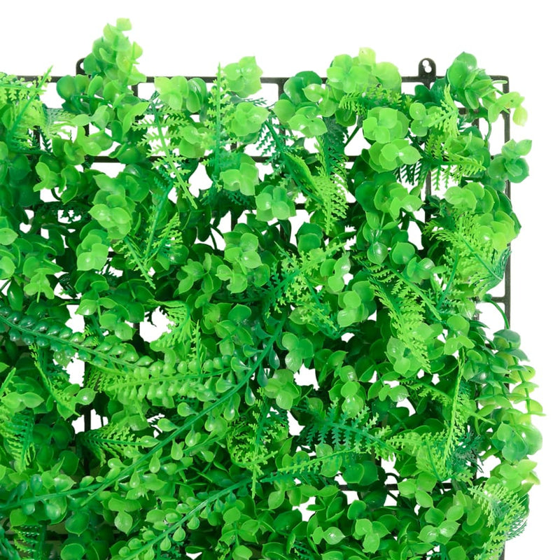 Gard din frunze de ferigă artificiale, 24 buc, verde, 40x60 cm