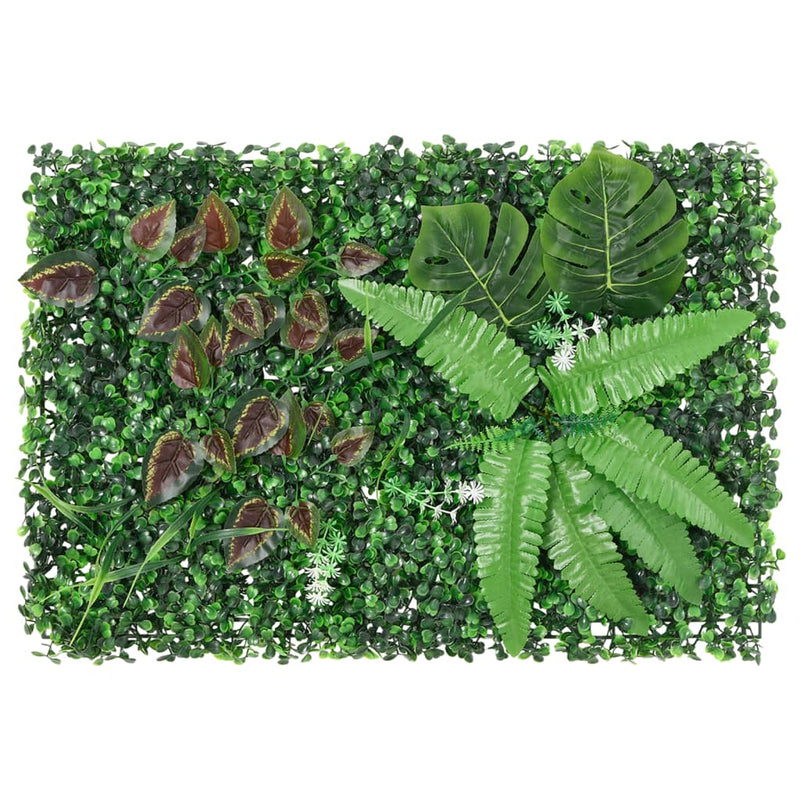 Gard din plante artificiale, 24 buc., verde, 40x60 cm