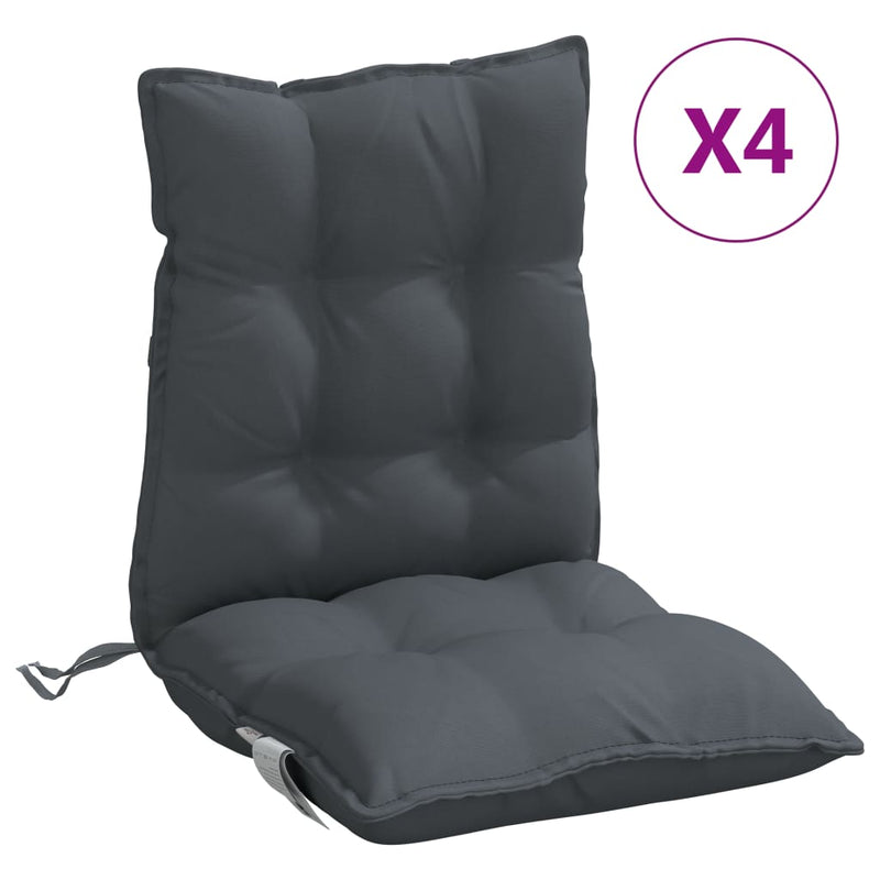 Perne pentru exterior 4 buc. Antracit 100 x 50 x 7 cm