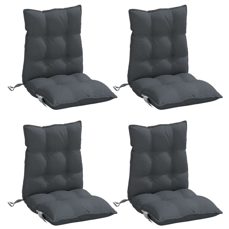Perne pentru exterior 4 buc. Antracit 100 x 50 x 7 cm