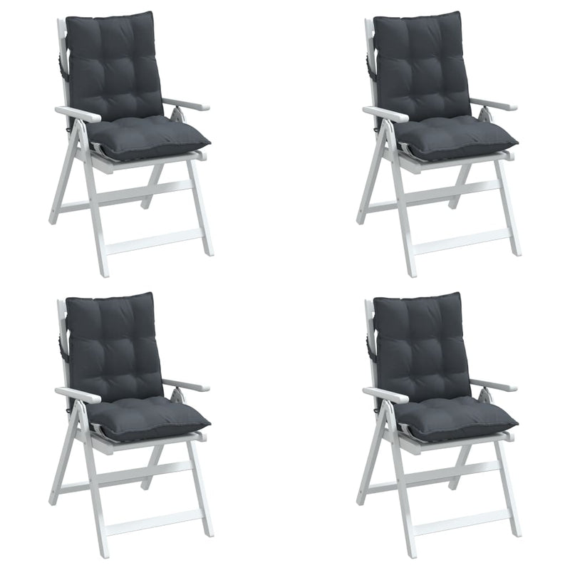 Perne pentru exterior 4 buc. Antracit 100 x 50 x 7 cm