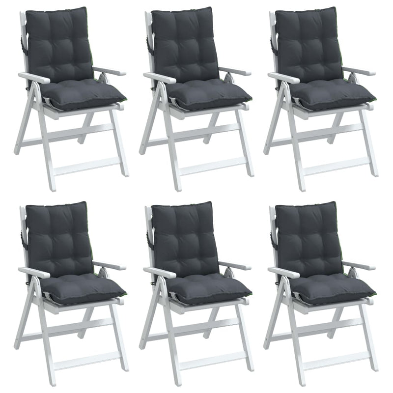 Perne pentru exterior 6 buc. Antracit 100 x 50 x 7 cm Niciunul
