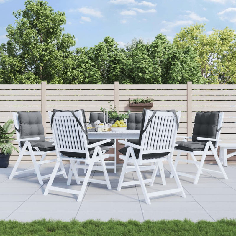 Perne pentru exterior 6 buc. Antracit 100 x 50 x 7 cm Niciunul