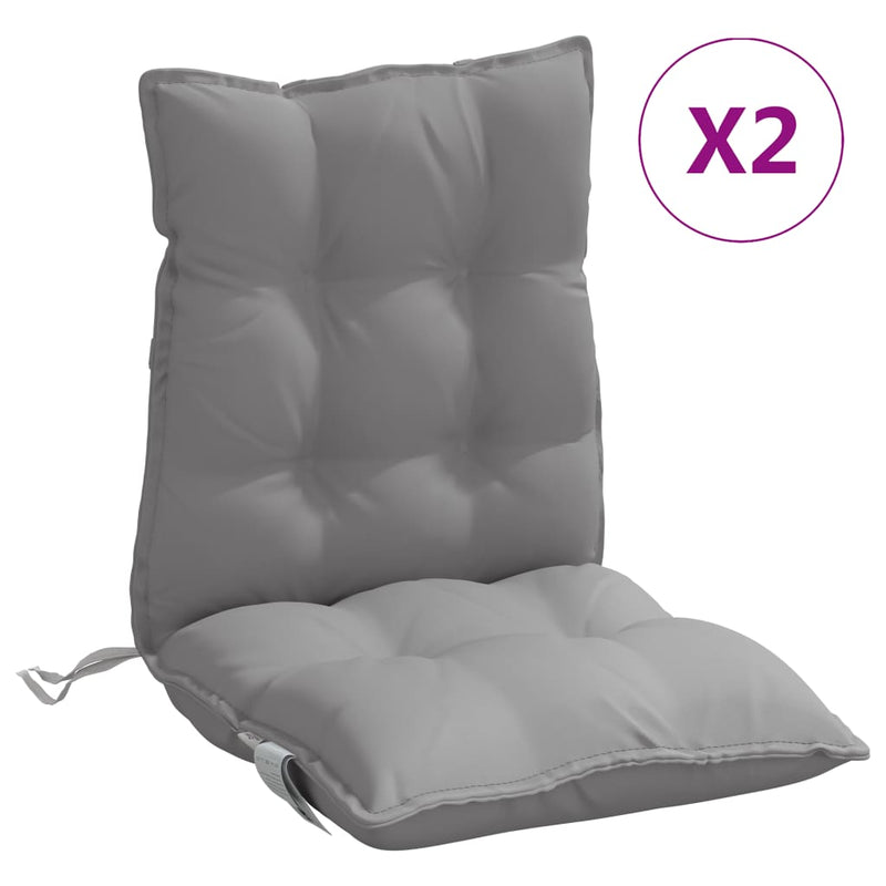 Perne pentru exterior 2 buc. Gri 100 x 50 x 7 cm