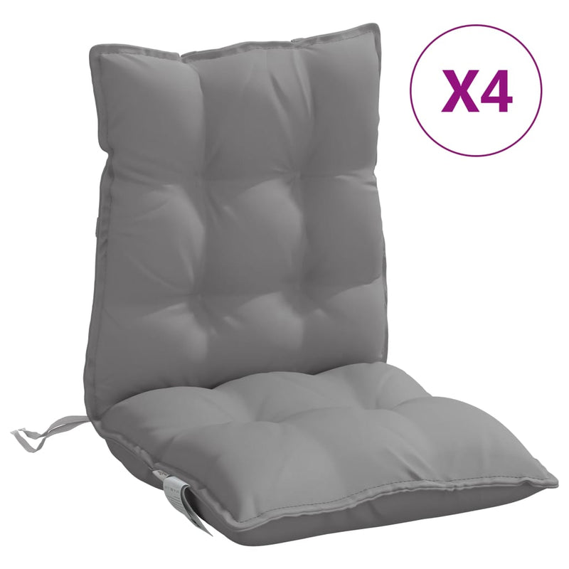Perne pentru exterior 4 buc. Gri 100 x 50 x 7 cm