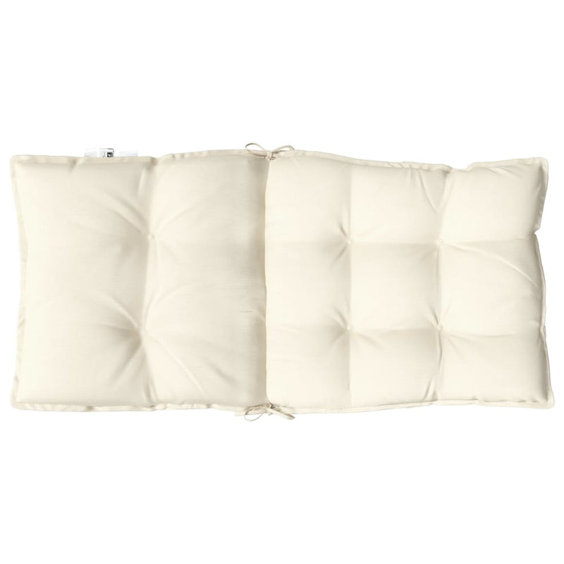 Perne pentru exterior 4 buc. Crem 100 x 50 x 7 cm