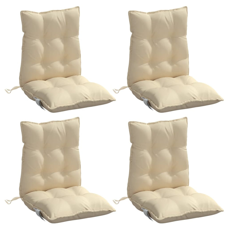 Perne pentru exterior 4 buc. Bej 100 x 50 x 7 cm