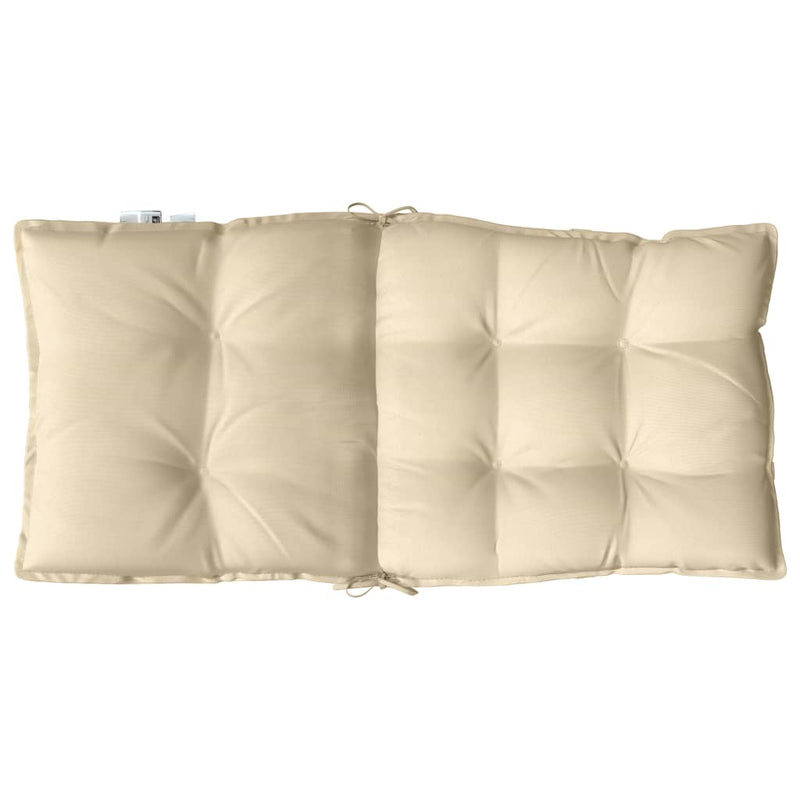 Perne pentru exterior 4 buc. Bej 100 x 50 x 7 cm