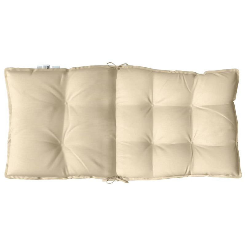 Perne pentru exterior 6 buc. Bej 100 x 50 x 7 cm