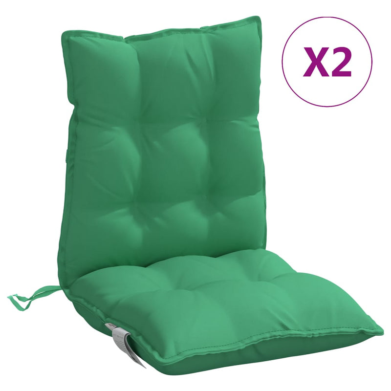Perne pentru exterior 2 buc. Verde 100 x 50 x 7 cm