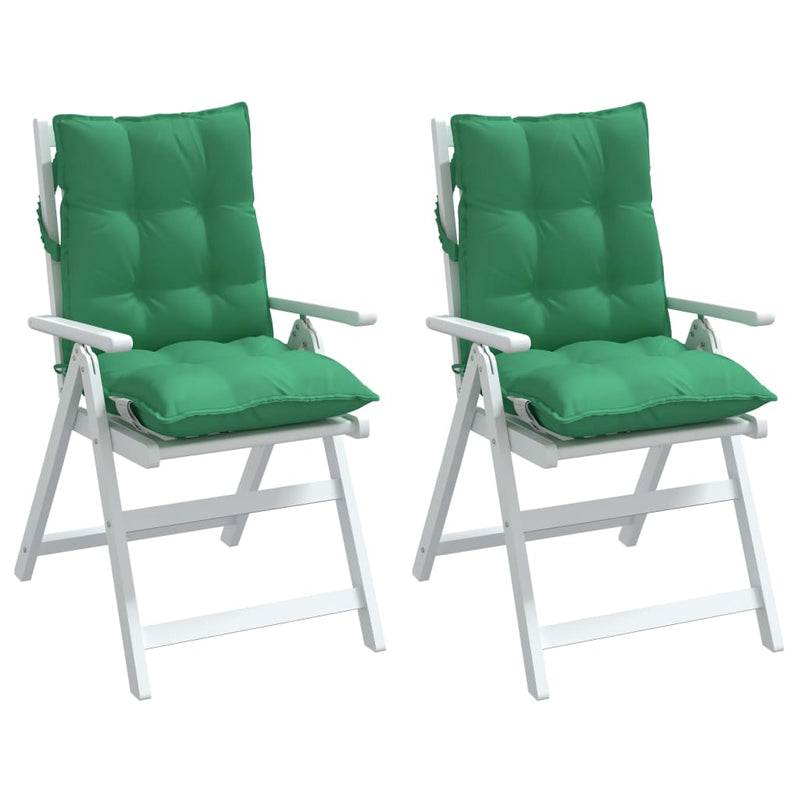 Perne pentru exterior 2 buc. Verde 100 x 50 x 7 cm