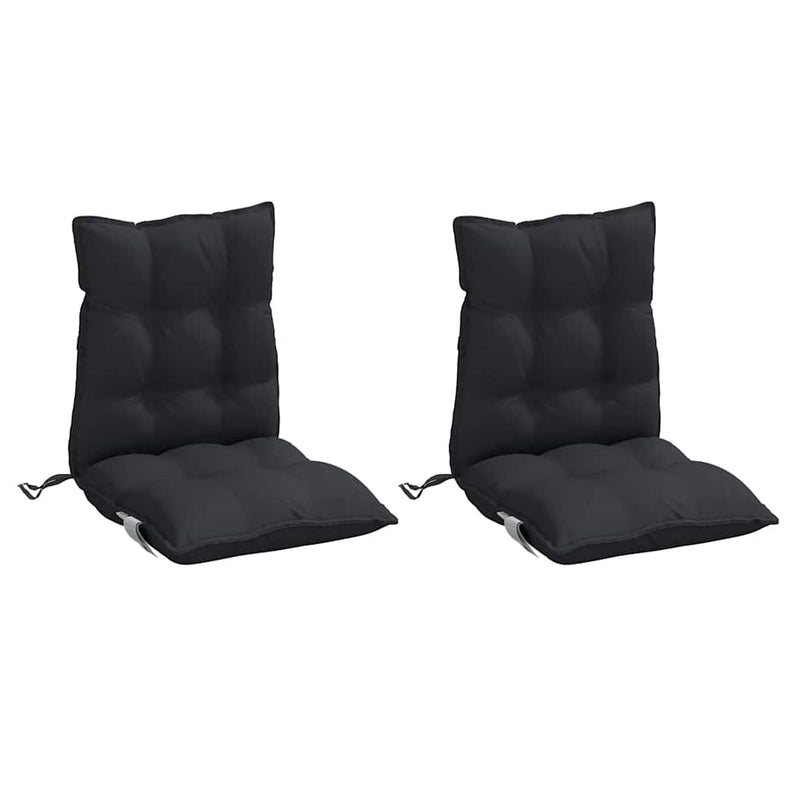 Perne pentru exterior 2 buc. Negru 100 x 50 x 7 cm