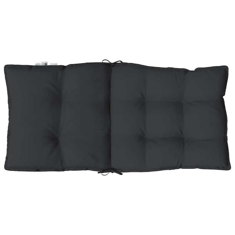 Perne pentru exterior 2 buc. Negru 100 x 50 x 7 cm
