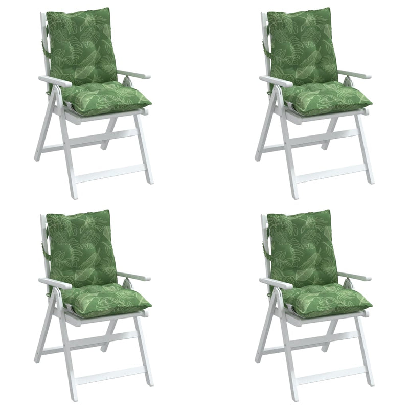 Perne pentru exterior 4 buc. Design cu frunze Model cu frunze