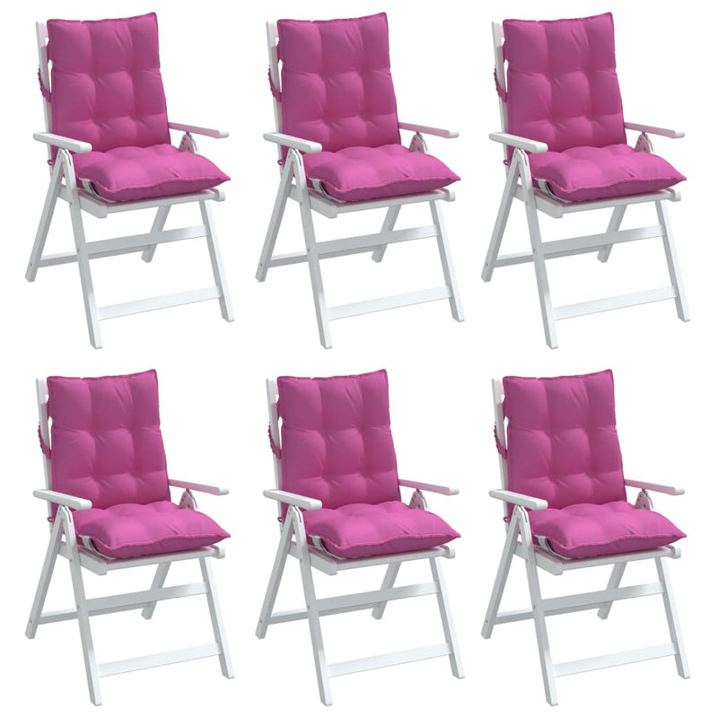 Perne pentru exterior 6 buc. Roz 100 x 50 x 7 cm