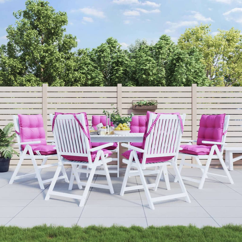 Perne pentru exterior 6 buc. Roz 100 x 50 x 7 cm