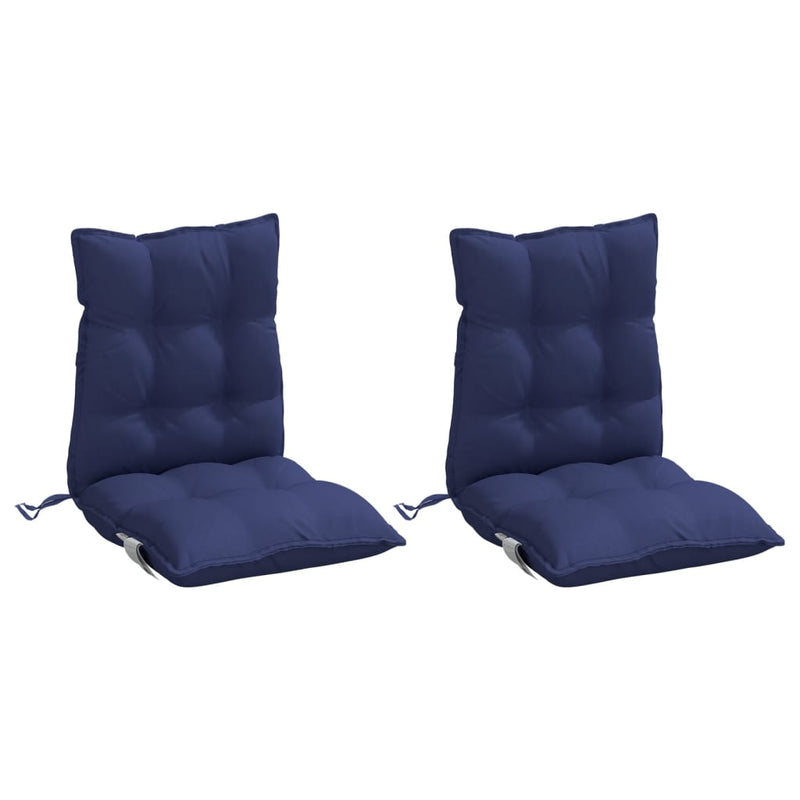 Perne pentru exterior 2 buc. Albastru marin 100 x 50 x 7 cm