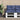 Set pernă de paleți, bleumarin, 60x38x13 cm, material textil