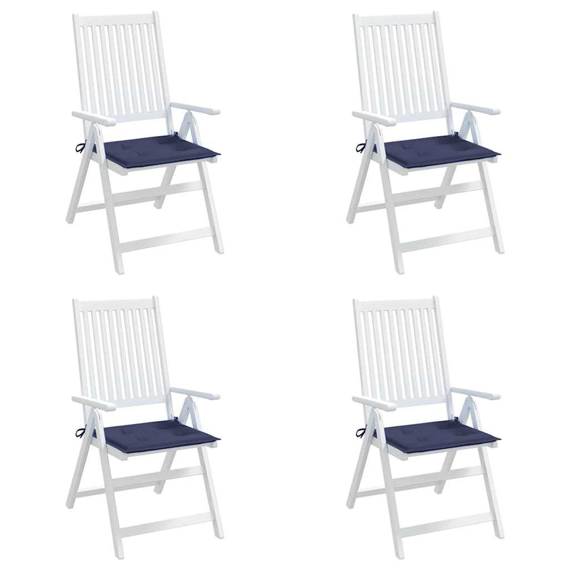 Perne pentru paleți 4 buc. bleumarin, 40x40x3 cm, textil Oxford