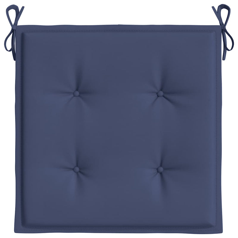 Perne pentru paleți 4 buc. bleumarin, 40x40x3 cm, textil Oxford