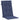 Perne scaune cu spătar înalt, 4 buc., bleumarin, textil