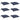 Perne de scaun 6 buc. bleumarin 40x40x7 cm textil oxford