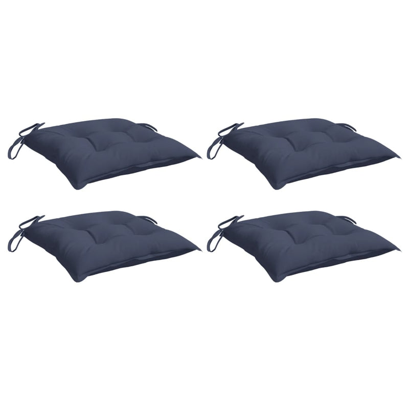 Perne de scaun 4 buc. bleumarin 50x50x7 cm textil oxford