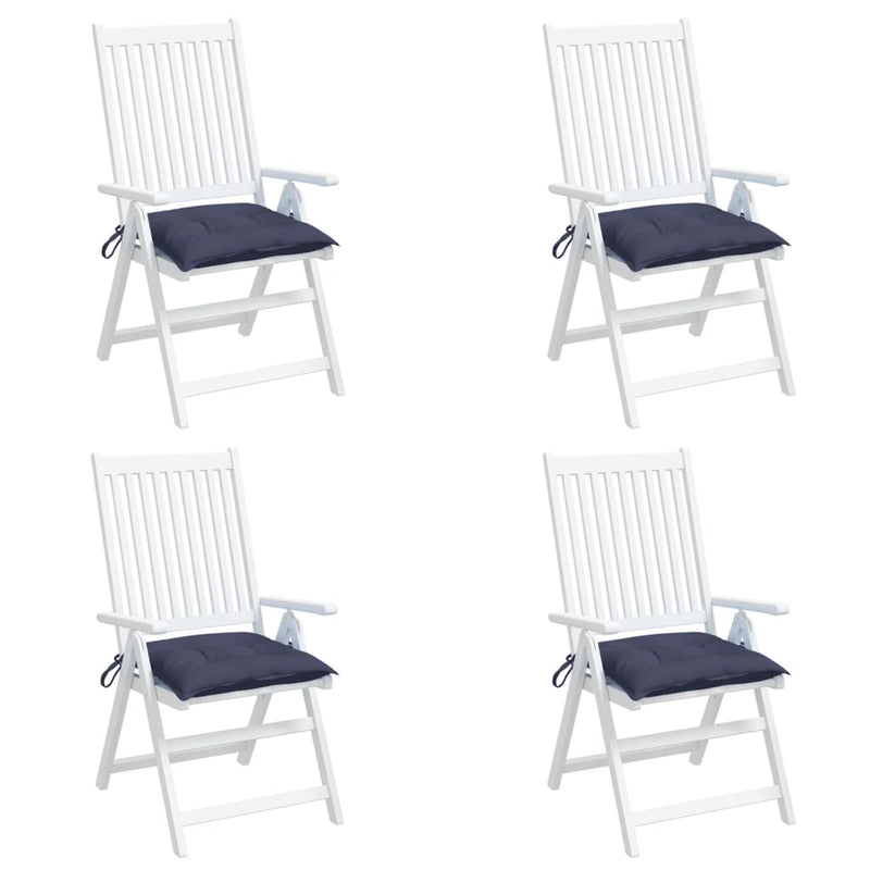 Perne de scaun 4 buc. bleumarin 50x50x7 cm textil oxford