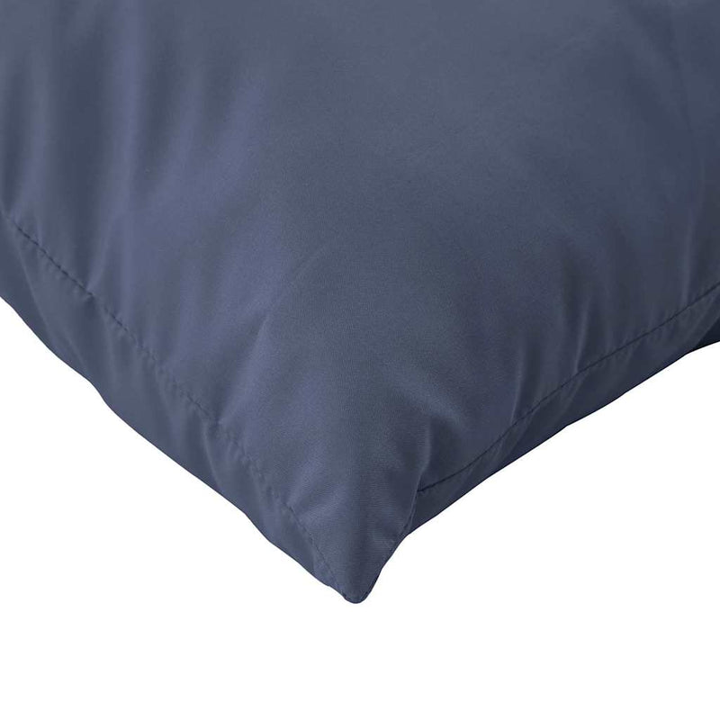 Perne canapea din paleți, 3 buc., bleumarin, textil Oxford