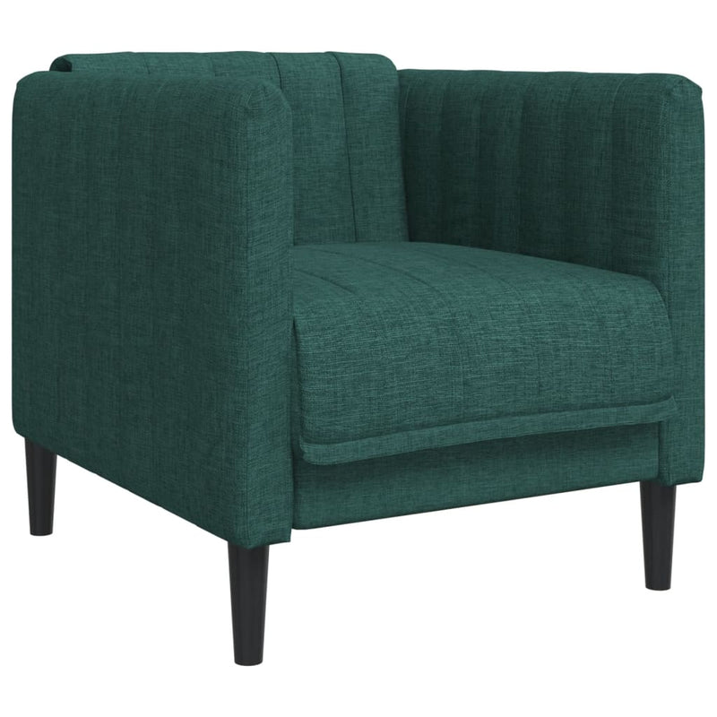Fotoliu, verde închis, material textil