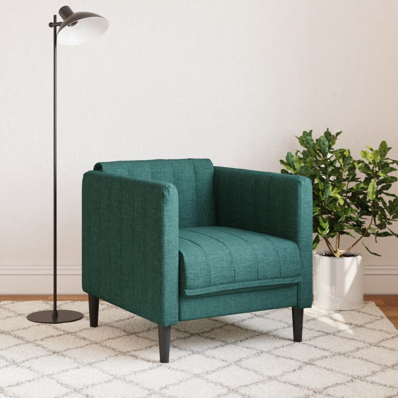 Fotoliu, verde închis, material textil