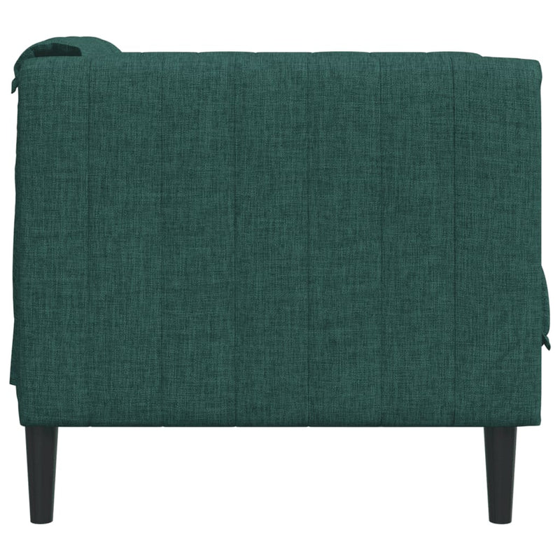 Fotoliu, verde închis, material textil