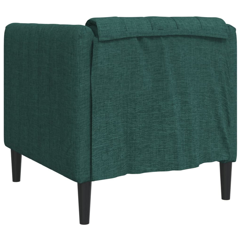 Fotoliu, verde închis, material textil