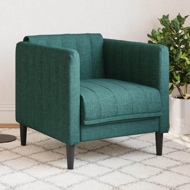 Fotoliu, verde închis, material textil