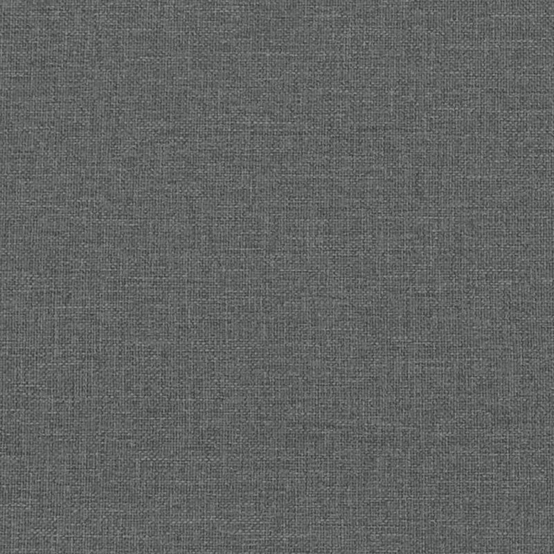 Canapea, 2 locuri, gri închis, material textil