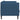 Canapea cu 2 locuri, albastru, material textil