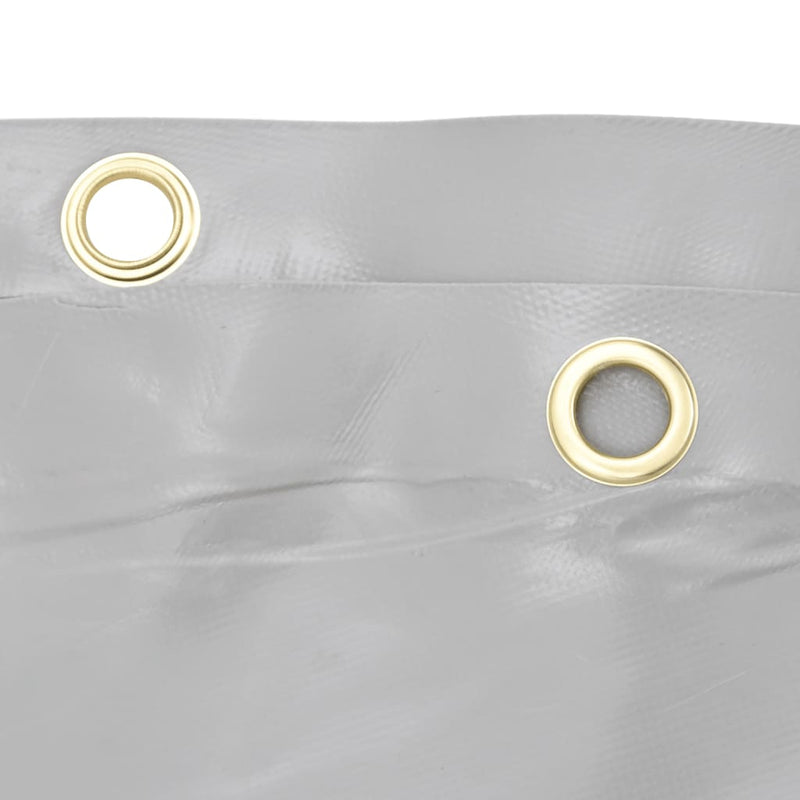Pânză 650g / m² Gri 2,5 x 4,5 m Pânză cu acoperire PVC