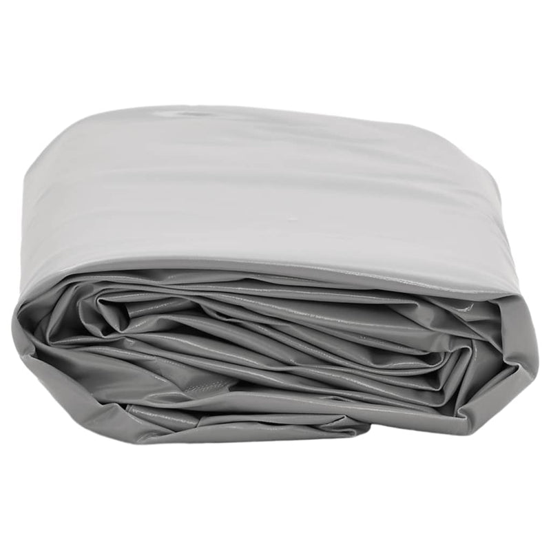 Pânză 650g / m² Gri 5 x 5 m Pânză cu acoperire PVC