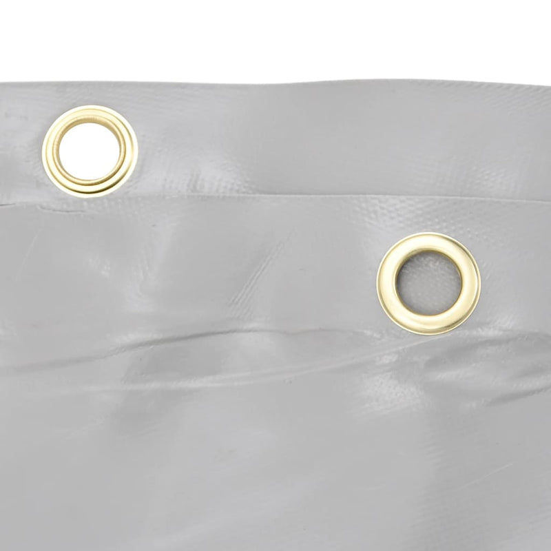Pânză 650g / m² Gri 5 x 5 m Pânză cu acoperire PVC