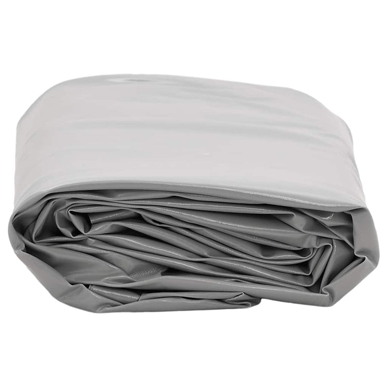 Pânză 650g / m² Gri 5 x 7 m Pânză cu acoperire PVC