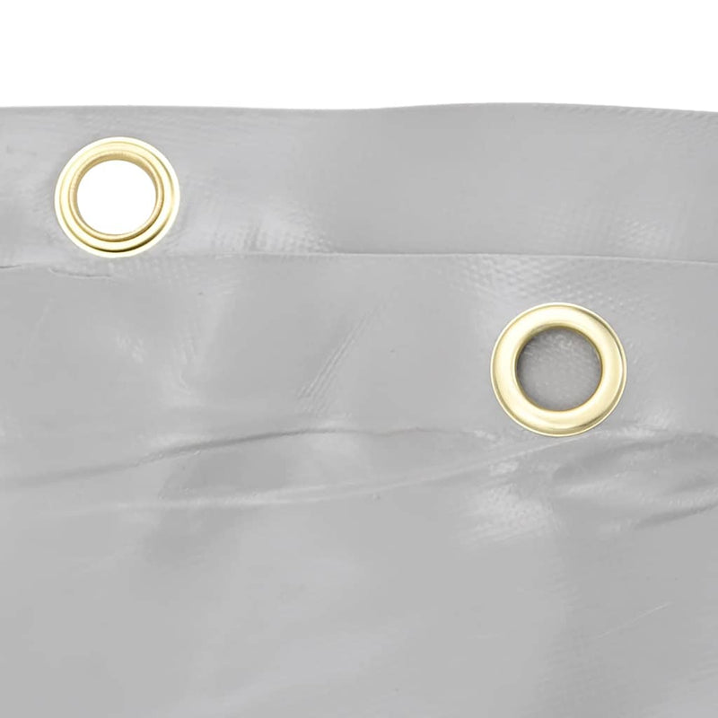 Pânză 650g / m² Gri 5 x 7 m Pânză cu acoperire PVC