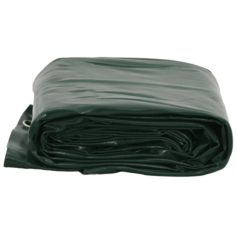 Pânză 650g / m² Verde 5 x 8 m Pânză cu acoperire PVC
