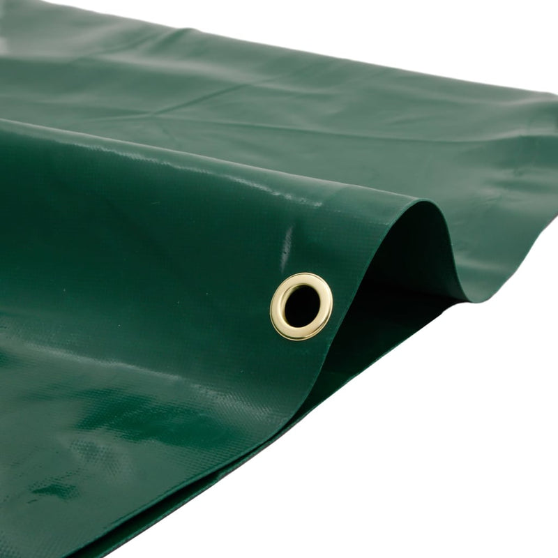 Pânză 650g / m² Verde 5 x 8 m Pânză cu acoperire PVC