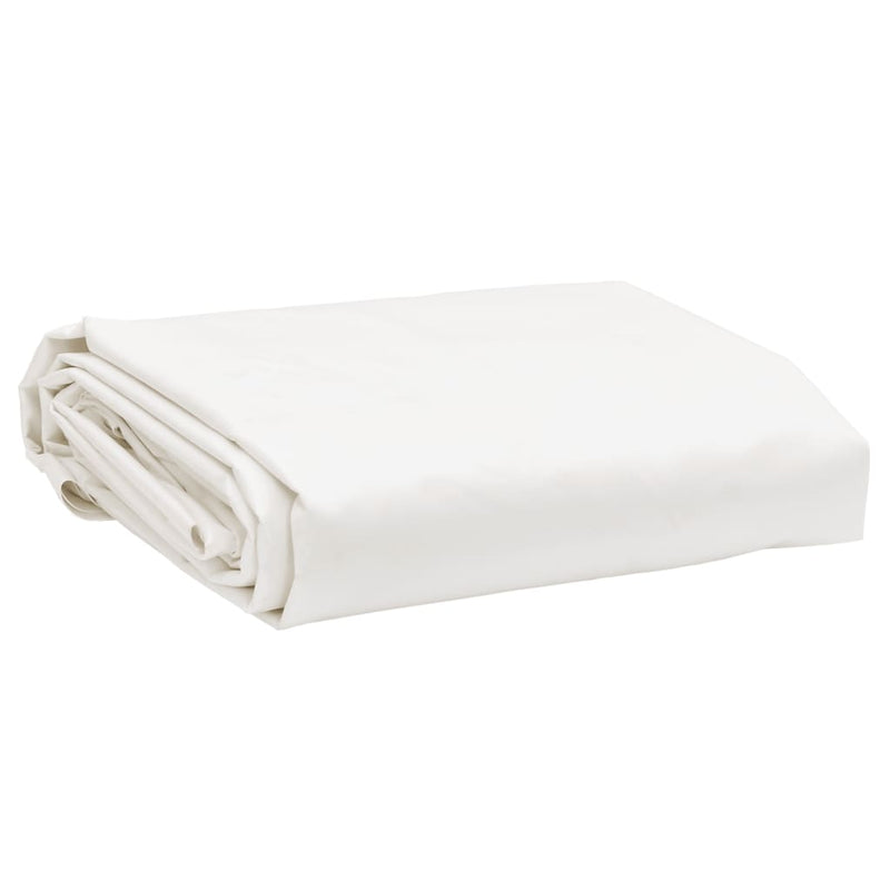 Pânză 650g / m² Alb 6 x 5 m Pânză cu acoperire PVC