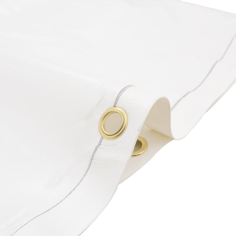 Pânză 650g / m² Alb 6 x 5 m Pânză cu acoperire PVC