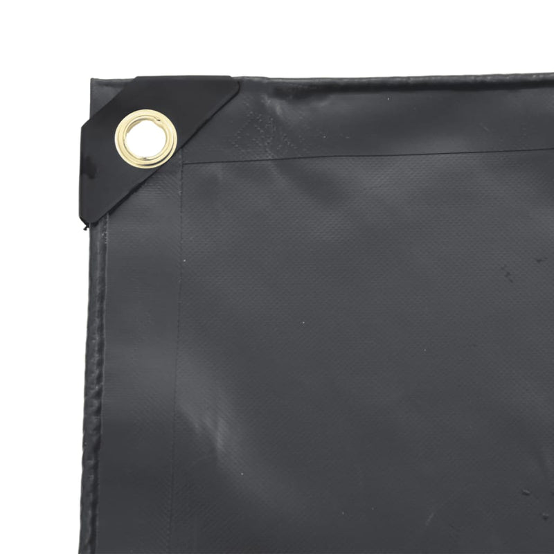 Pânză 650g / m² Negru 5 x 7 m Pânză cu acoperire PVC