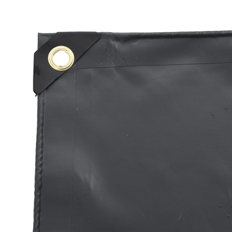 Pânză 650g / m² Antracit 3,5 x 5 m Pânză cu acoperire PVC