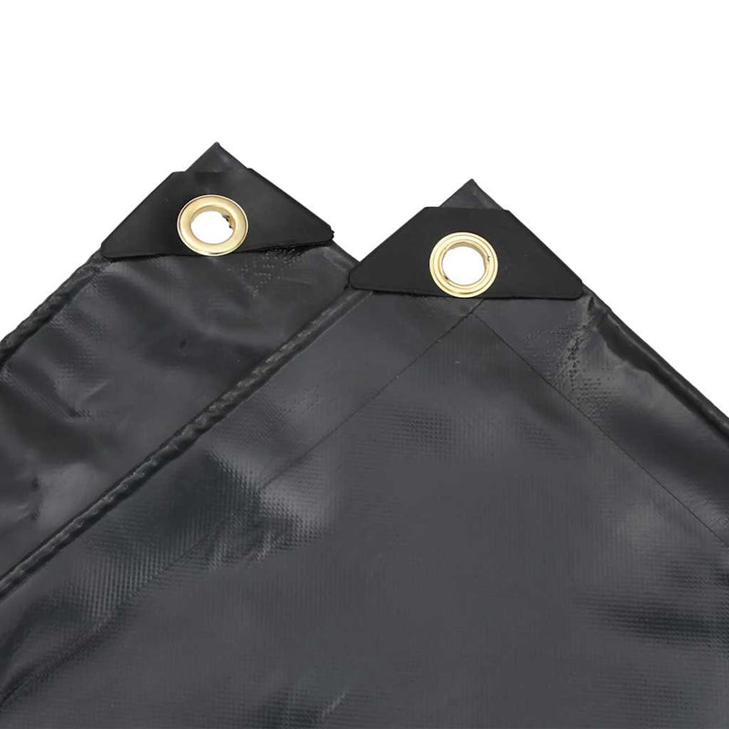 Pânză 650g / m² Antracit 5 x 8 m Pânză cu acoperire PVC